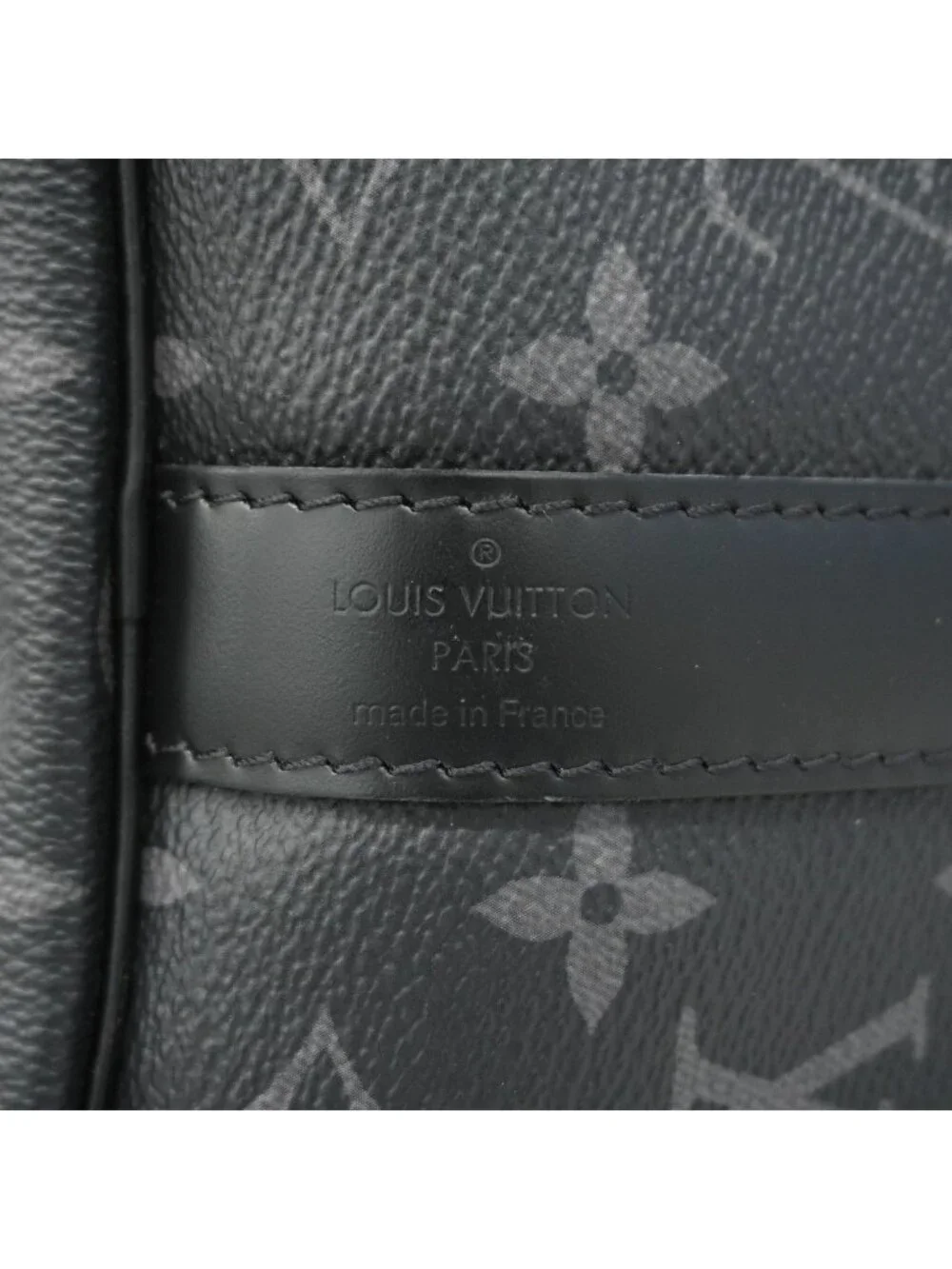 Louis Vuitton Boston Bag Monogram Eclipse Keepall Bandouliere 45 Black